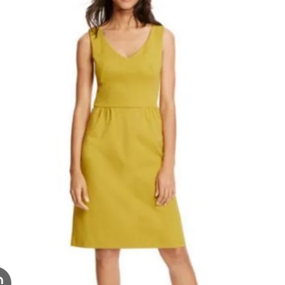 NWOT Boden Sarah navy blue ponte vneck  shift dress S-M - Picture 11 of 11